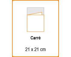 Dépliant 210 x 210 cm 4 pages