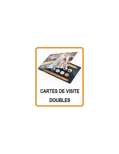 carte de visite double