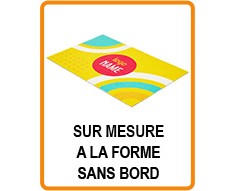 Tapis d'accueil sur mesure