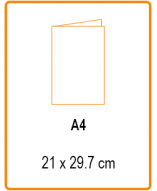 Dépliant  A4 fermé