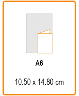 Dépliant A6 fermé