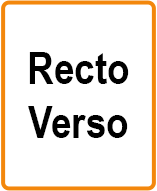 RECTO/VERSO